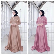 Baju Gamis Muslim Terbaru 2022 Model Baju Pesta Wanita Bahan