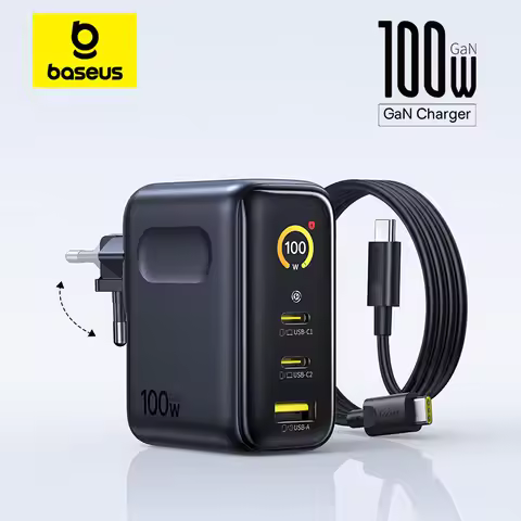 【New Sale】Baseus 100W Charger Fast Charger For iPhone 17 16 Xiaomi Samsung Laptop Tablet Charger PD