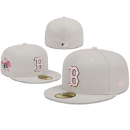 New MLB Cap Boston Red Sox Fitted Hat 59FIFTY Topi Full Close Fit Caps Embroidery Men Women Sport Ha