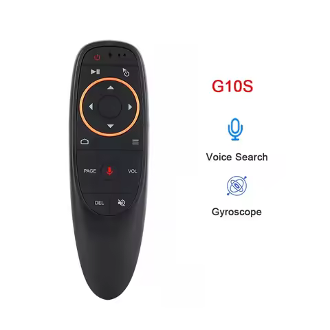 G10S Air Mouse Voice Remote Control 2.4G Wireless Gyroscope IR Learning for H96 MAX X88 PRO Android 