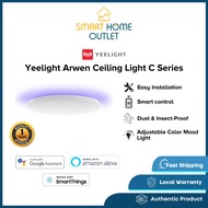 SHO Xiaomi Yeelight Arwen Ceiling Light C Series 450C 550C WiFi App Control Colour Mood Light Quick 