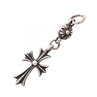 【二手】Chrome Hearts CHROME HEARTS 吊墜TOP1 球迷你 CH 十字架 925 純銀 1 球迷你 CH 十字架TOP男士 二手 A