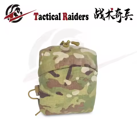 【Tactical Raiders】PG-018 FERRO Style GP Pocket - 6x5-inch Square Tactical Pouch with Internal Storag