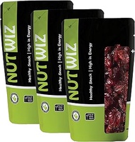 Nutwiz Dried Cranberries Slices 600 Grams (200g X 3) – Craneberries Dry Fruit | Sweet and Juicy Supe