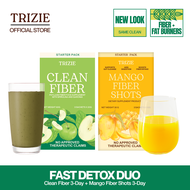 TRIZIE Fast Detox Duo - Mango Fiber x3 + Clean Fiber x3