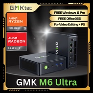 [Free Windows] GMKtec M6 Ultra Mini PC 16GB+512GB Mini Computer 2025 Office Work+ Video Editing+ Gra