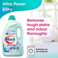 Attack Ultra Power Liquid Laundry Detergent 3.6kg