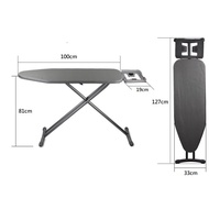 Standing Folding Ironing Board with Iron Rest