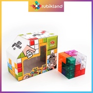 Rubik's Cube Assembling Magic Magnetic Cube YongJun Transparent Magnet Rubik's Cube Children's Intel