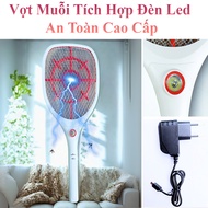 [Xả Kho Hàng Trầy Nhẹ] Vợt Muỗi Gs3246 Công Nghệ Nhật Bản Tích Hợp Đèn Led An Toàn Dễ Sử Dụng