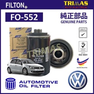 FILTON Oil Filter Volkswagen Golf VI MK6 5K1 517 AJ5 Engine EA888 Penapis Minyak Hitam Enjin 06J1154