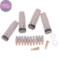 HabitatPort 1Set 36KD New Coating Protection Nozzle1.0/1.2mm MIG Torch Gas Nozzle Tip Holder Of 36KD