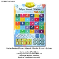 Miracle Kids Educational Poster with Sound Waterproof Poster/ Children's Learning Poster/