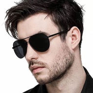 Kacamata Hitam Aviator Pilot Anti Radiasi Pria Wanita Frame Stainless Ringan Premium Riben Classic