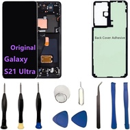 Paparan AMOLED 6.8" Asal untuk Penggantian Skrin Samsung Galaxy S21 Ultra OEM S21Ultra 5G SM-S998U S
