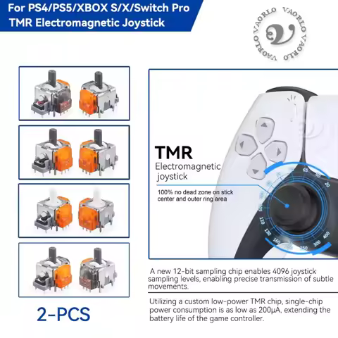 2-10pcs TMR Solenoid Joysticks for PS4/PS5 Game Controller 3D Analog Joystick Sensor Module for P4/P