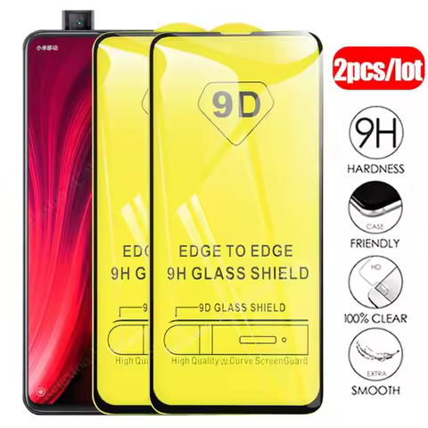 2pcs 9D Full Glue Tempered Glass For Xiaomi Mi 9T 10T 11T Pro Screen Protector for Xiaomi 9 SE 11i 1