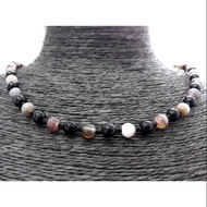 Handmade Crystals Botswana Agate Necklace