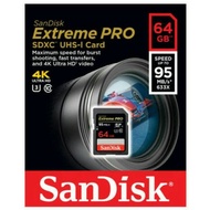 SANDISK SDXC 64GB EXTREME PRO 4K - MEMORY SD CARD SANDISK 64GB ORIGINAL