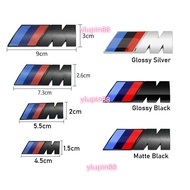 BMW M Performance 3D Car Front Fender Side Emblem Rear Trunk Badge M Logo Sticker For BMW M M3 M5 M6