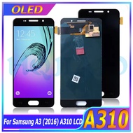 OLED LCD Screen For Samsung A310 LCD Display Touch Screen Digitizer For Samsung A3 2016 A310 A310F A