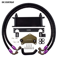 SK Transmission Oil Cooler Kit For Volkswagen Audi Golf MK5 MK6 DSG 6 Speed Gearbox Oil Cooling Kit 