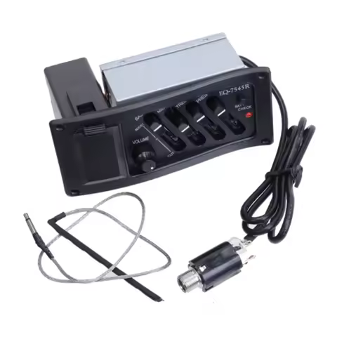 J1HE Guitar Piezo Pickups Amplifier Tuner Guitar Part 4 Band Guitar Preamp