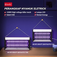 Insect Killer Mosquito Dilengkapi LAMPU UV Sangat memikat Serangga Aoki Perangkap Nyamuk Lalat Seran