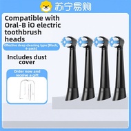 Soft Bristle Electric Toothbrush Heads Replacement for OralB/OlB Io3/io5/io7/io9 Brush Head 4 Pack O