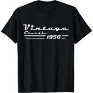 Men's cotton T-shirt Vintage 70 Birthday Decorations Men 70yr 1956 70th Birthday T-Shirt
