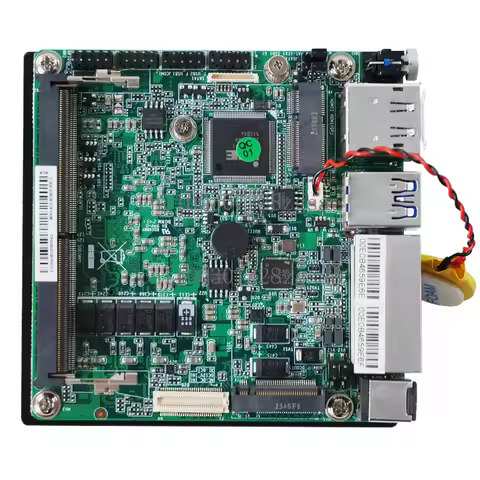 X86 mini host QNAS development version N100 dual network port DIY embedded NAS industrial control ma
