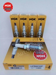 NGK หัวเทียน LFR6CGP เข็ม Platinum โตโยต้า Toyota วีโก้ VIGO 2.7(เบนซิน) INNOVA  1TR  2TR (4 หัว)