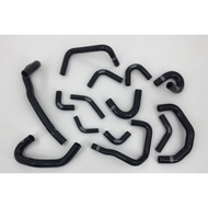 Silicone Radiator Hose Kit Compatible With Skyline GTR R33 R34 Rb26det Blue