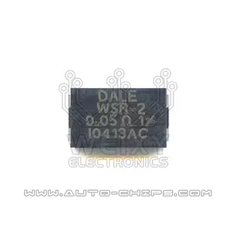 WSR-2 0.05R resistor use for automotives ECU