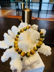 驀然(手環系列)黃藍虎眼石--財富