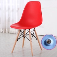 Cafeteria Chair with Wooden Leg/Louge Chair/Office Chair/Study Chair/Dining Chair/Cafe Chair WB-042