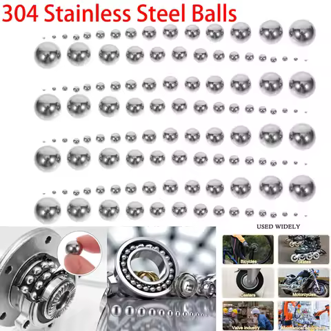 304 Stainless Steel Balls Precision Chrome Steel Bearing Ball Assortment 304 Stainless Steel Solid B