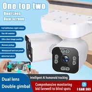 UNIG 8MP 4K IP Camera CCTV Camera Dual Lens Wireless Outdoor Security Camera Motion Detection PTZ