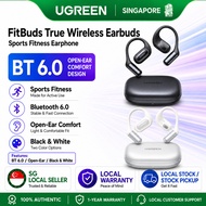 UGREEN FitBuds Open-Ear Wireless Headphones Bluetooth 6.0 Spatial Audio 28H Long Playtime IPX5 Water