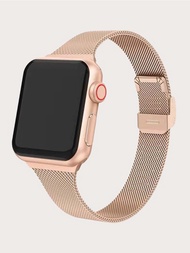 Correa de reloj compatible con Apple Watch de malla