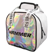 Bowling mall - Hammer Hologram White one ball tote bag Single bowling ball bagLightweight bowling ba