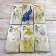 Oppo A15 A15s A54 A74(4g) A95 Hard TPU Silicone Flower Case