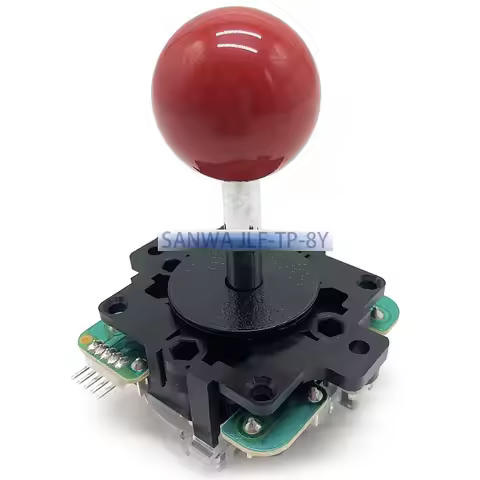 Original Japan Sanwa Joystick, JLF TP 8Y Stick, 32mm Shaft, 35mm, Top Ball, Zero Delay Control, DIY 