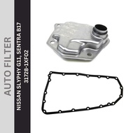 NISSAN SLYPHY G11, SENTRA B17 AUTO TRANSMISSION FILTER WITH GASKET ATF (31728-1XF02)
