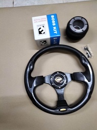 วงพวงมาลัยแต่ง วง 12 นิ้ว พร้อมคอตรงรุ่น toyota mighty x tiger D4D วีโก้ใหม่และเก่า ตรงรุ่นเลยจ้า คร