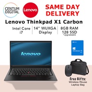 Refurbished Lenovo ThinkPad X1 Carbon i5 i7 Core 8 GB RAM 500 SATA 128/256/512 SSD 14 Inch Screen Wi