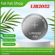 3.6V LIR2032 lir 2032 40mAh lithium có thể sạc lại đồng hồ xe điều khiển từ xa nút phím đồng xu di đ