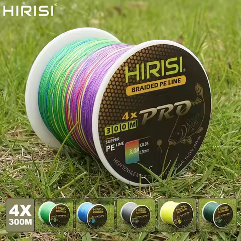 Carp Fishing Line 300M Braided PE Line 4 Strands 15-50LB Braided Fishing Line