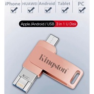 Kingston Metal pendant OTG 2TB 1TB TypeC USB 3-in-1 flash drive