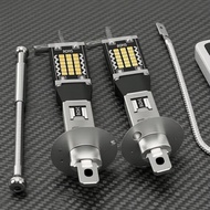KEVANLY 2 H1 H3 6000K LED DRL 12V 24V KEVANLY 2 Pcs H1 H3 Lampu Kabus LED Kereta 6000K DRL Lampu Uta